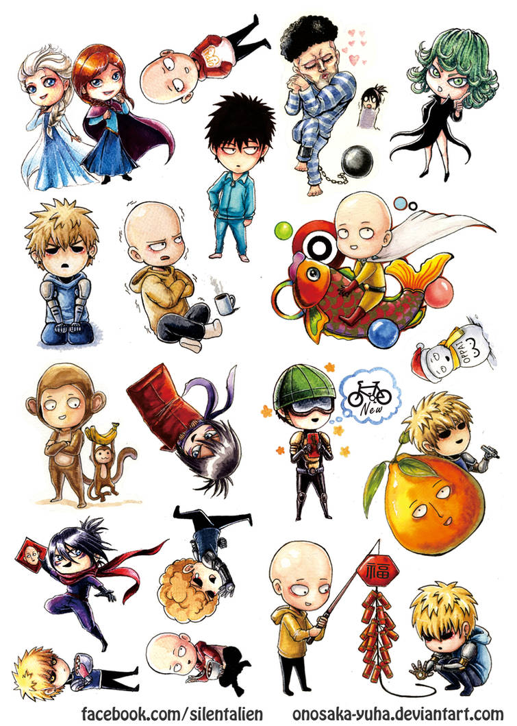 OPM Chinese New Year stickers by Onosaka-Yuha on DeviantArt