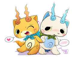 Komajiro and Komasan