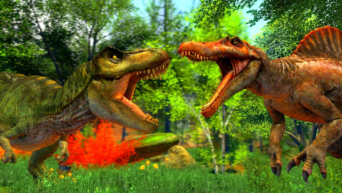 T.REX Vs Spinosaurus by TREX096 on DeviantArt
