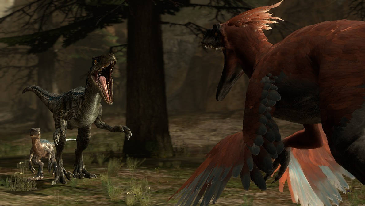 Blue Vs PyroRaptor by TREX096 on DeviantArt