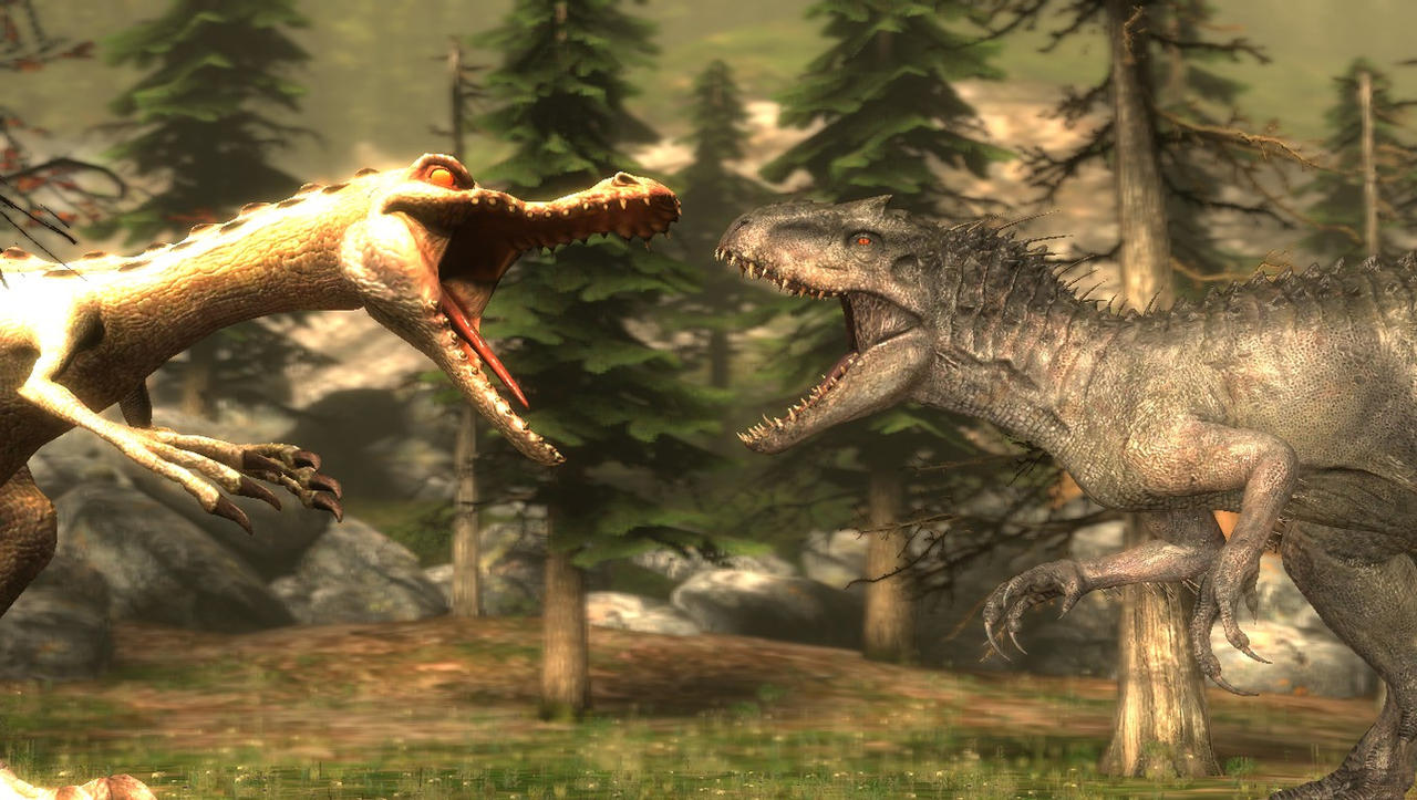 Rudy Vs Indominus Rex by TREX096 on DeviantArt