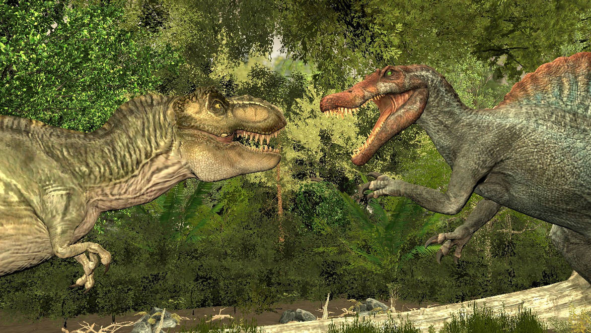 JP3 Bull T.Rex Vs Asset 87 Spinosaurus (Remake) by TREX096 on DeviantArt