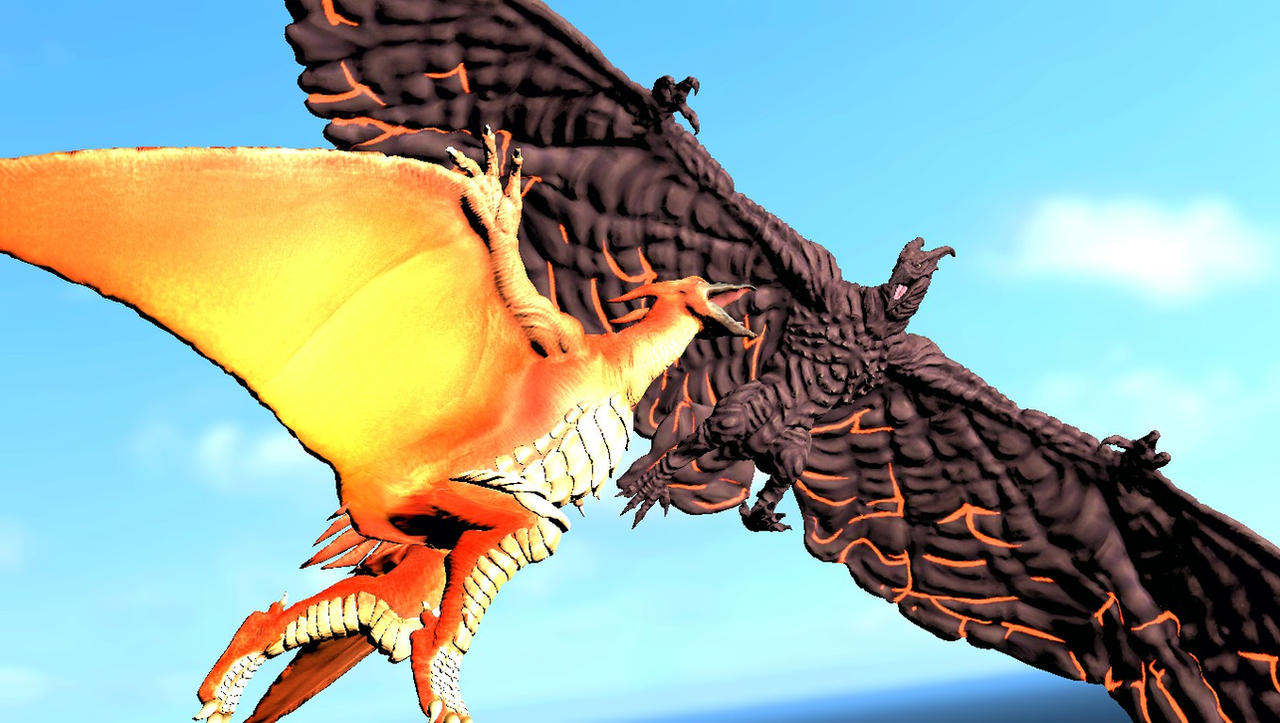 FW Rodan Vs KOTM Rodan by TREX096 on DeviantArt