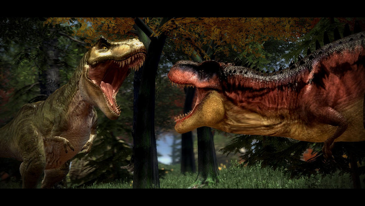 Bull Rex Vs Tarbosaurus by TREX096 on DeviantArt