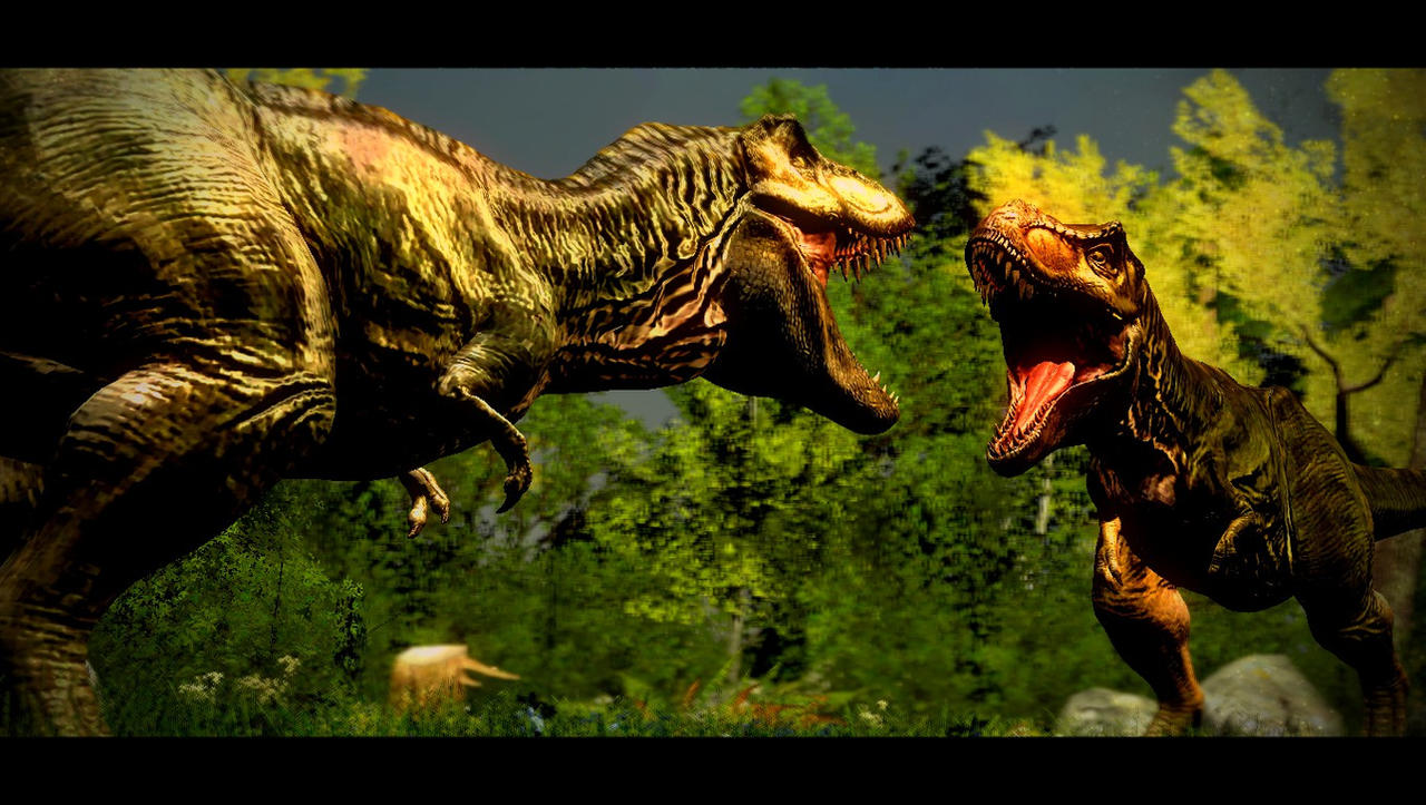 Bull Vs Buck by TREX096 on DeviantArt