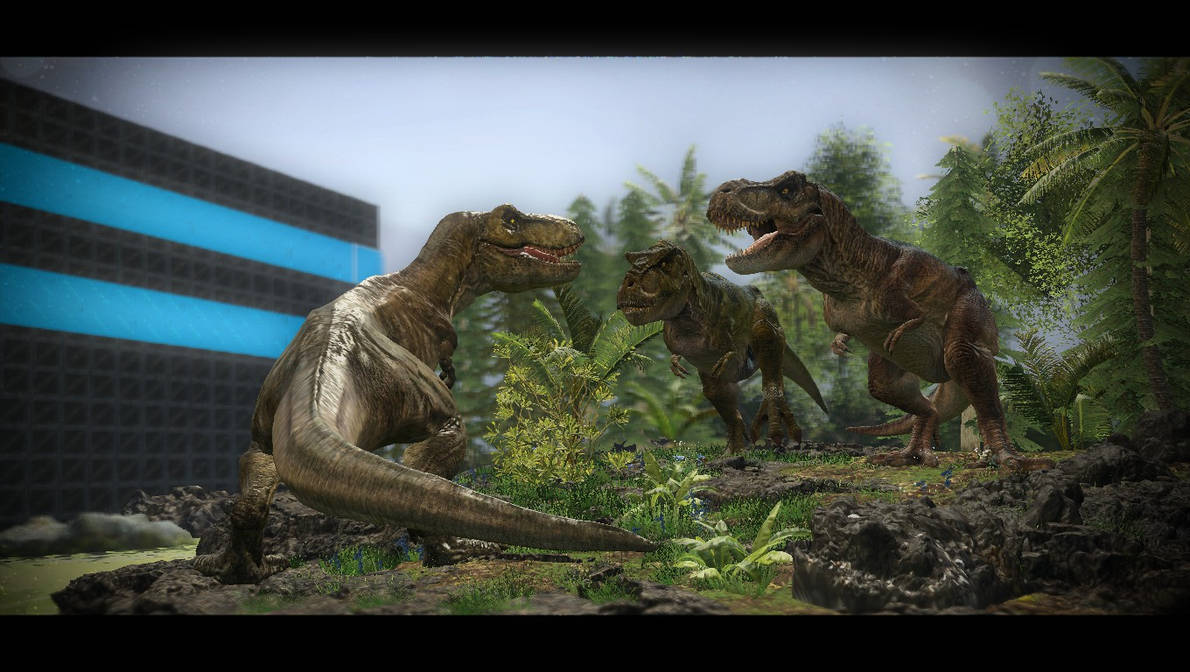 The Buck and Doe meets Rexy by TREX096 on DeviantArt