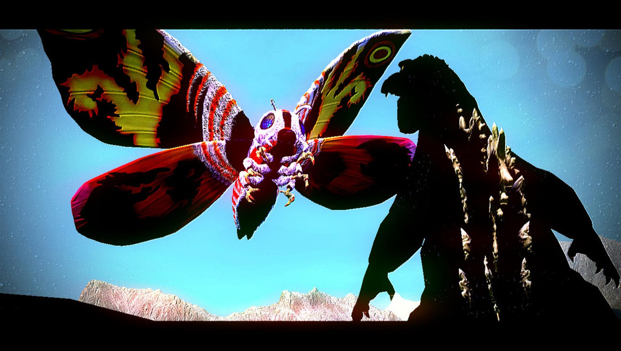 Mothra Vs. Godzilla by TREX096 on DeviantArt