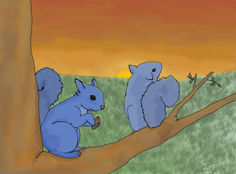 Blue Squirrels