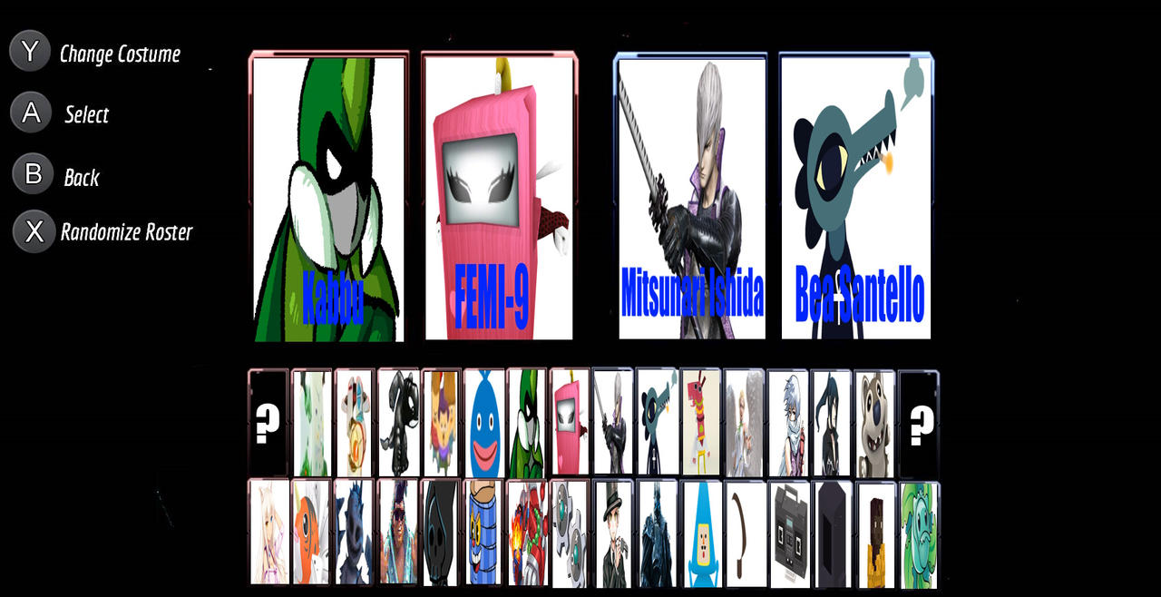 Random Roster #2 by KidCollector on DeviantArt