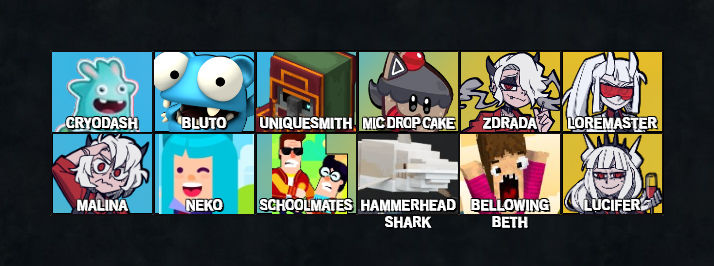 My Fourth roster for RamosArtStation by KidCollector on DeviantArt