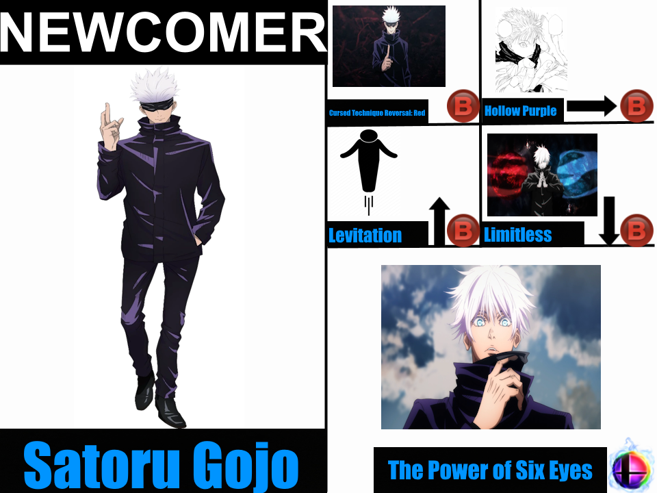 Satoru Gojo Smash Bros Moveset by KidCollector on DeviantArt