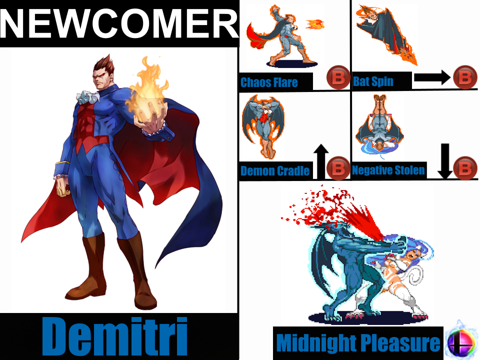 Demitri Rountree Demitri Smash Bros Moveset by KidCollector on DeviantArt