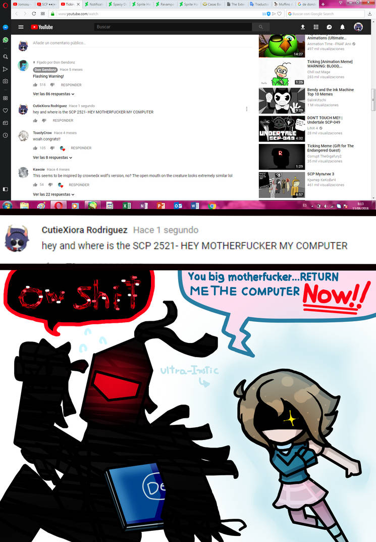 Scpthe Computer SCP - SCP ??? STEAL MY COMPUTER by CuteXiora on DeviantArt
