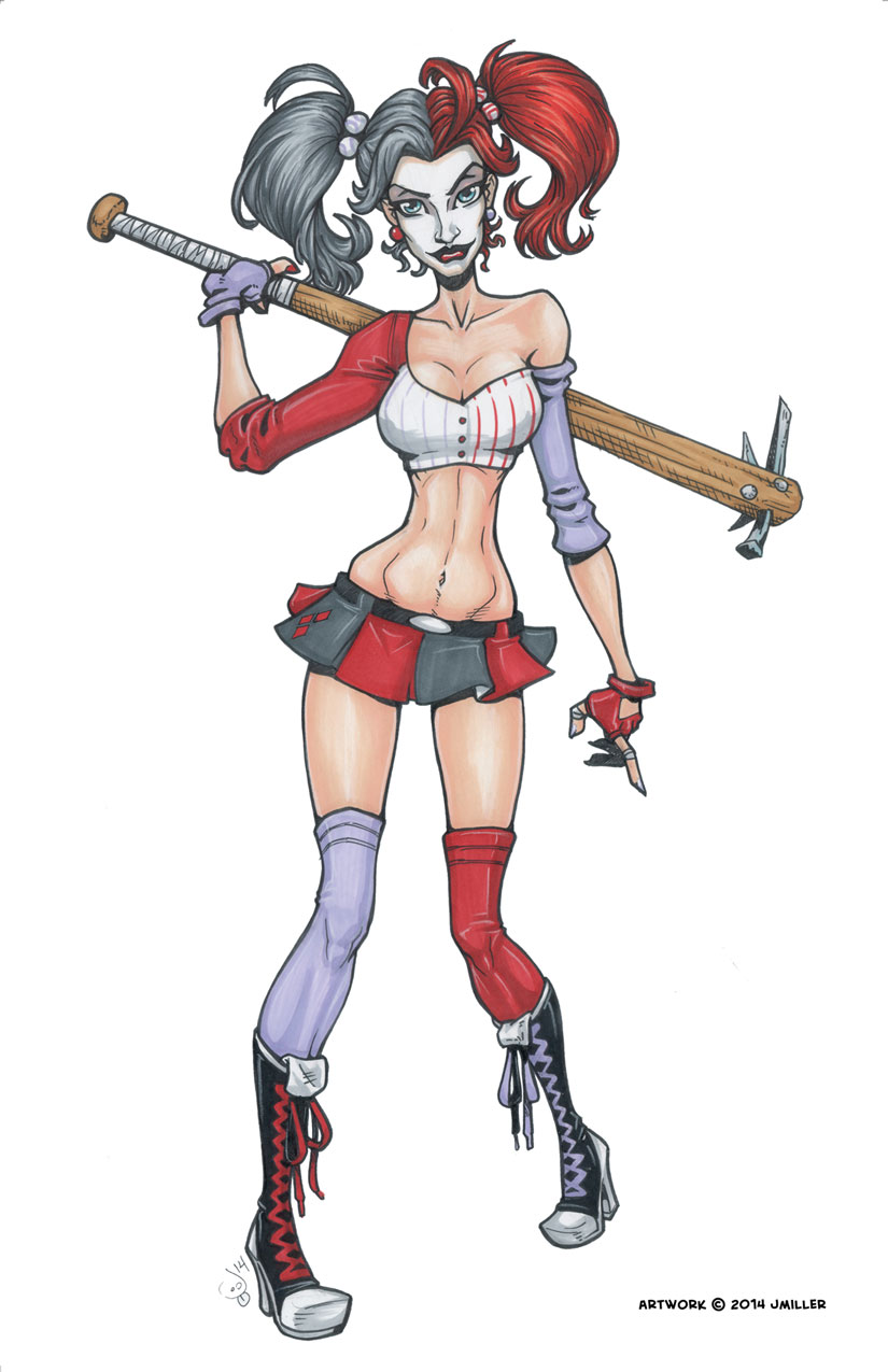 Harley At The Bat