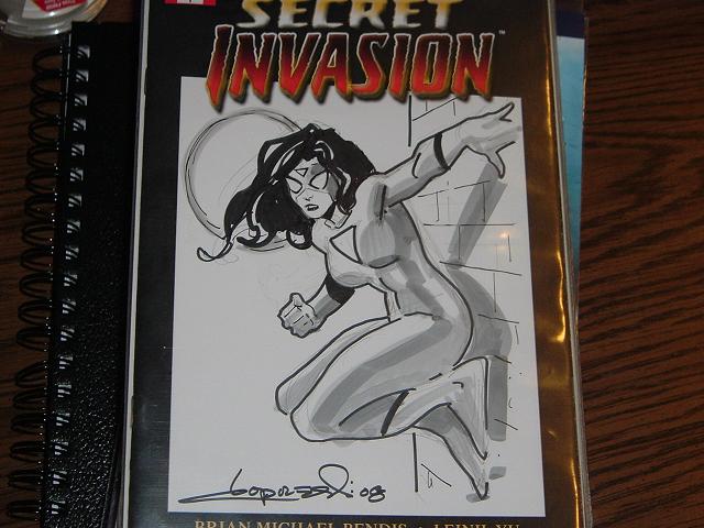 Spider-Woman SI Cover Sketch