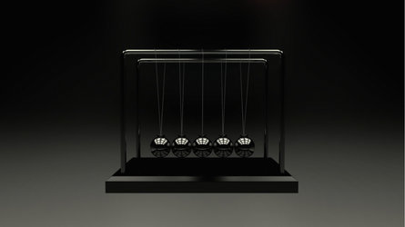 Newton Cradle Trunaround