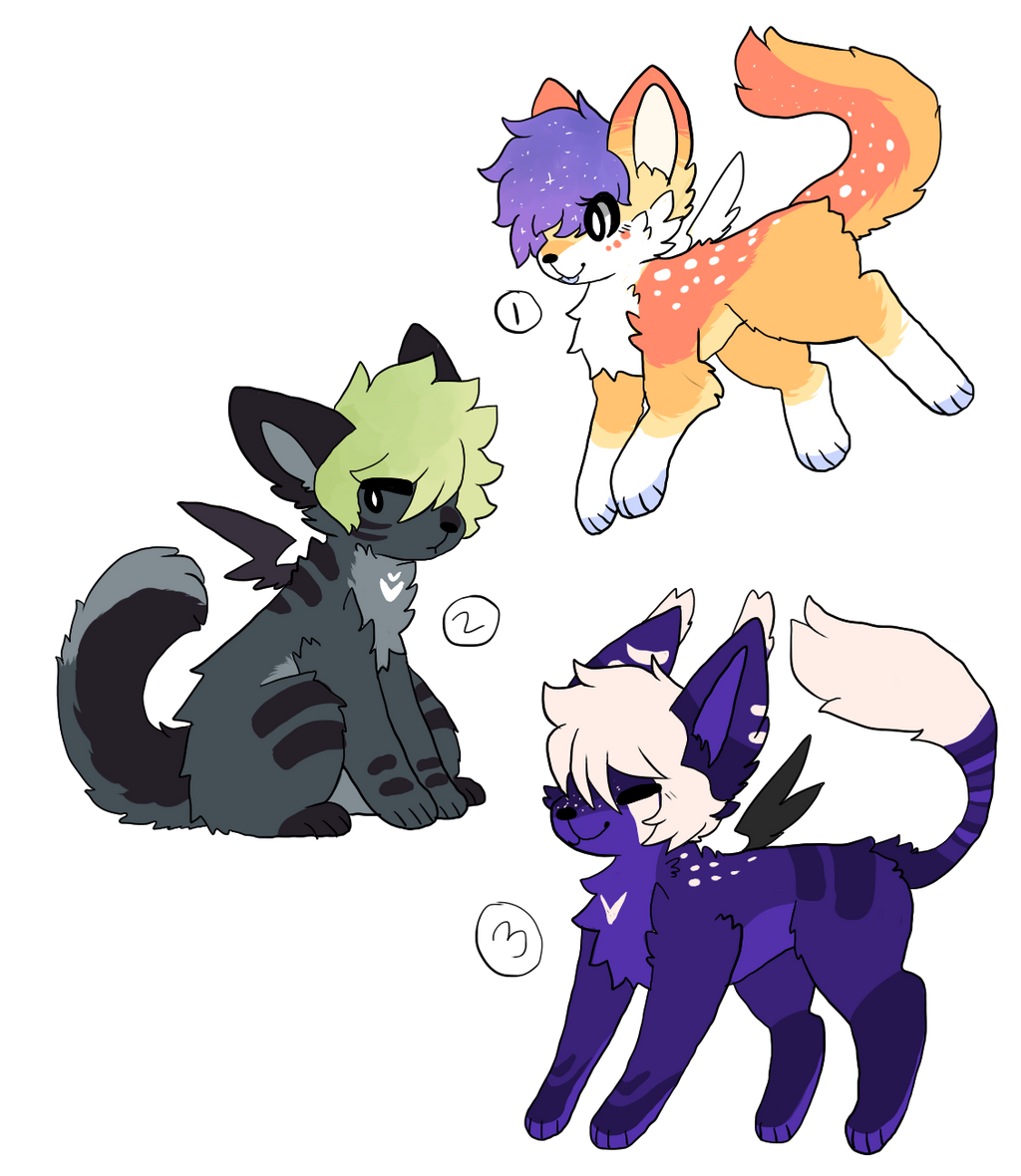 Adoptables (Set 1) : POINTS AND PAYPAL