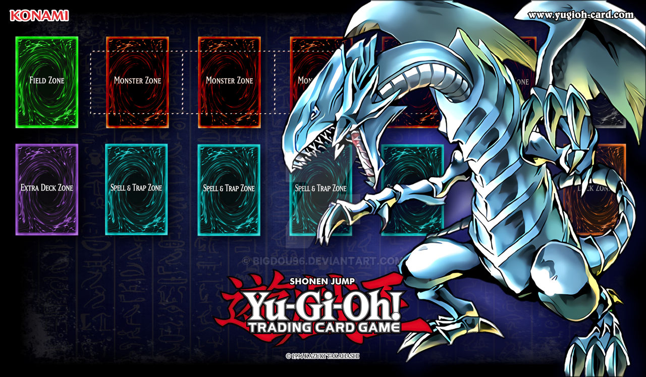 Blue eyes white dragon playmat by bigdou96 on DeviantArt Blue eyes white dragon playmat by bigdou96 on DeviantArt
