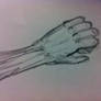 Pencil sketch of a hand
