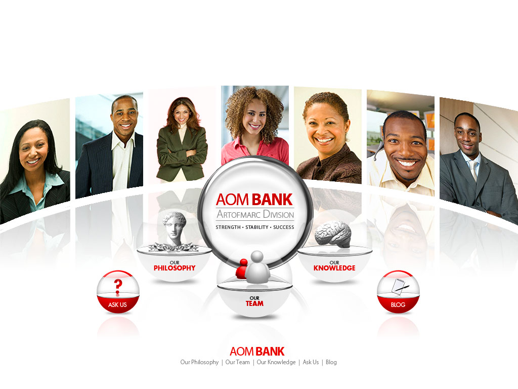 AOM Bank Microsite