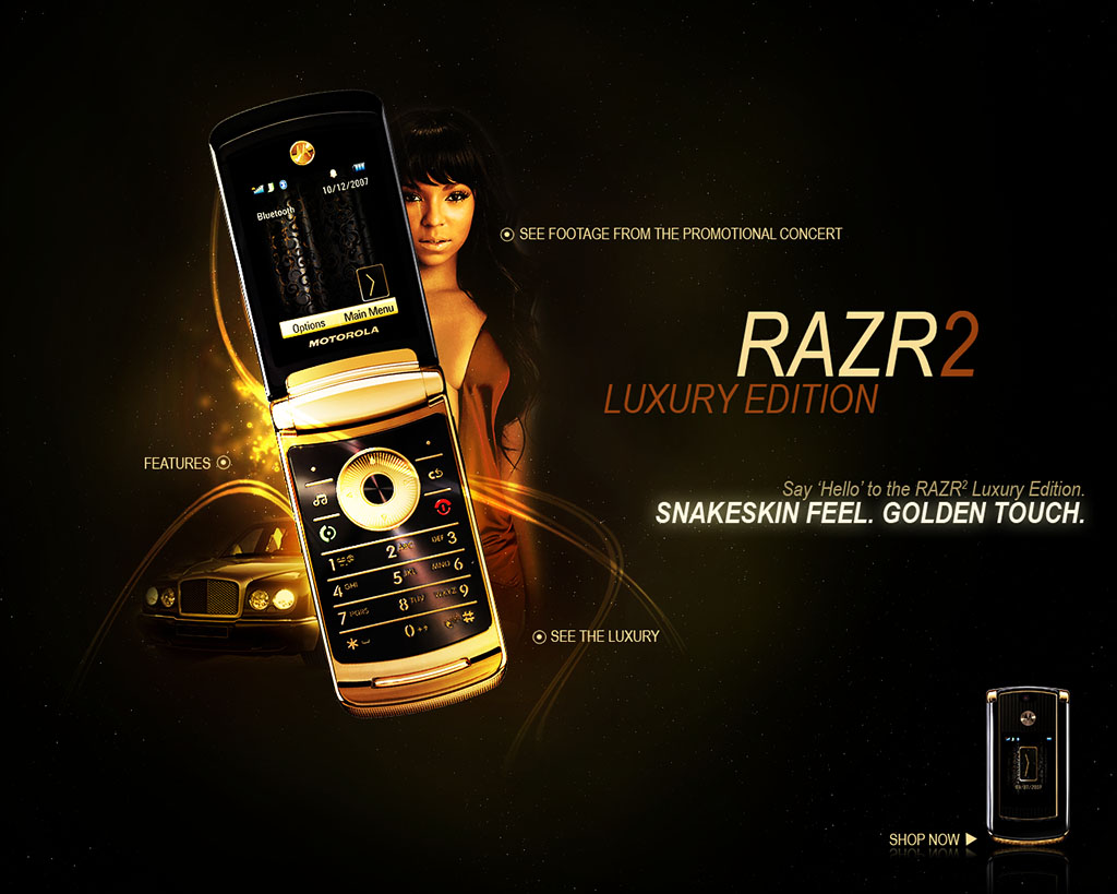 RAZR2 Microsite Concept