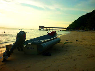 Boat by the shore