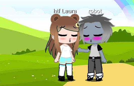 Htf Laura x robot cuphead kiss gacha life by Paulinavlzagro01 on DeviantArt