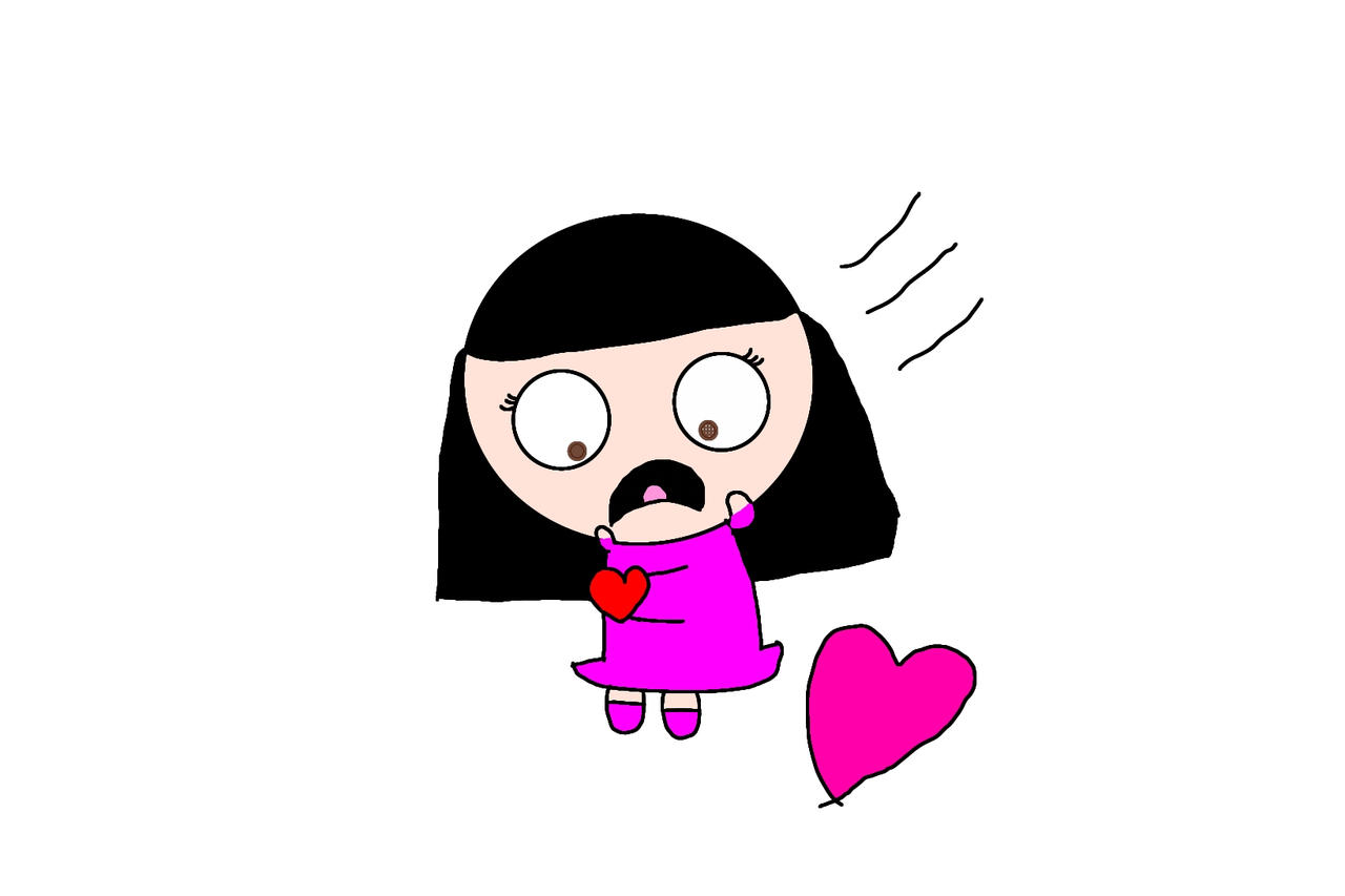 Monika heart beating out in her chest by Paulinavlzagro01 on DeviantArt