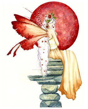 Faerie with Red Orb