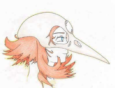 pearl's bird skull mask