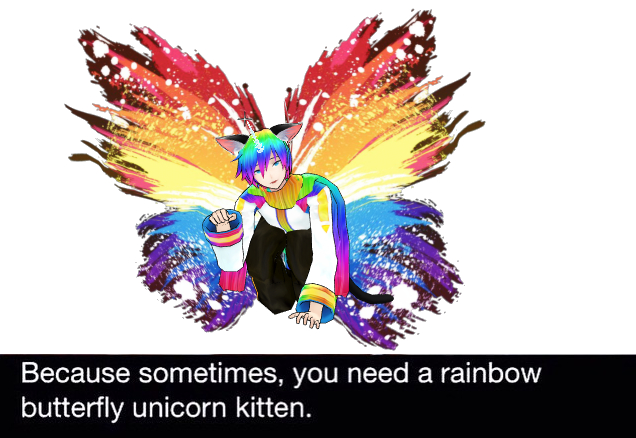 Rainbow Butterfly Unicorn Kitten Kaito by SteelDollS on Rainbow Butterfly Unicorn Kitten Kaito by SteelDollS on