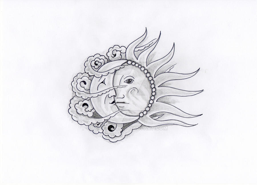 Sun Moon Tattoo By Cryptoz On Deviantart Sun Moon Tattoo By Cryptoz On Deviantart