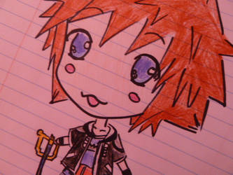 Sora from Kingdom Hearts Chibi