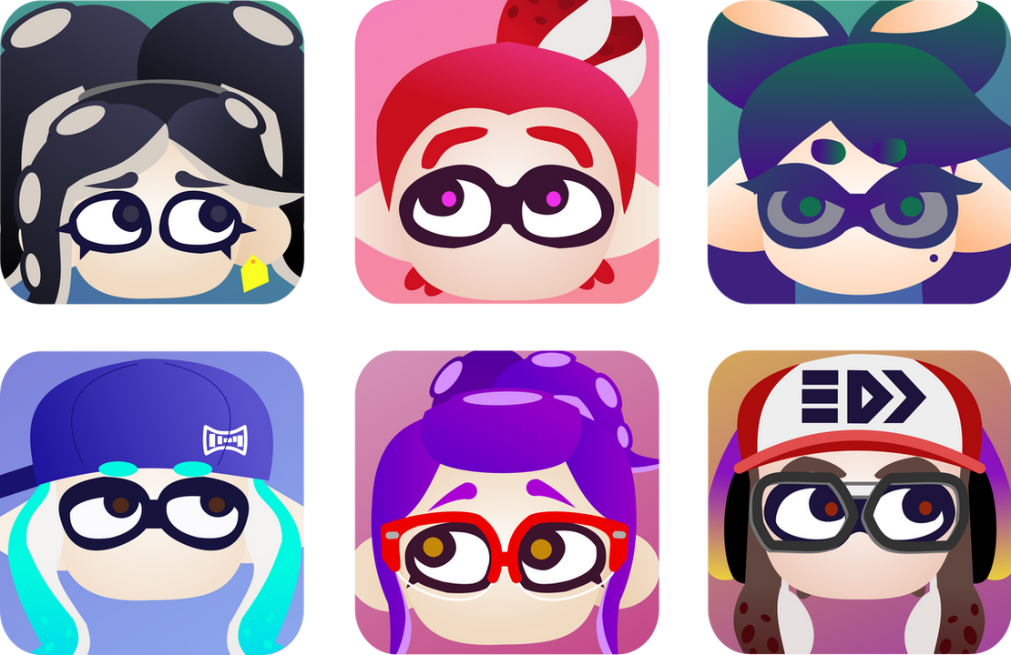 Splatoon Hero Icons commissions available by kittenScientist on DeviantArt.