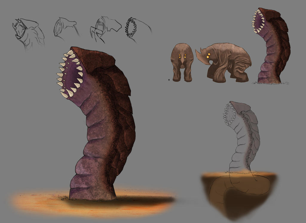 Wildlife Concept Art Giant Worm By Haxkeko63 On DeviantArt wildlife-concept-art-giant-worm-by-haxkeko63-on-deviantart