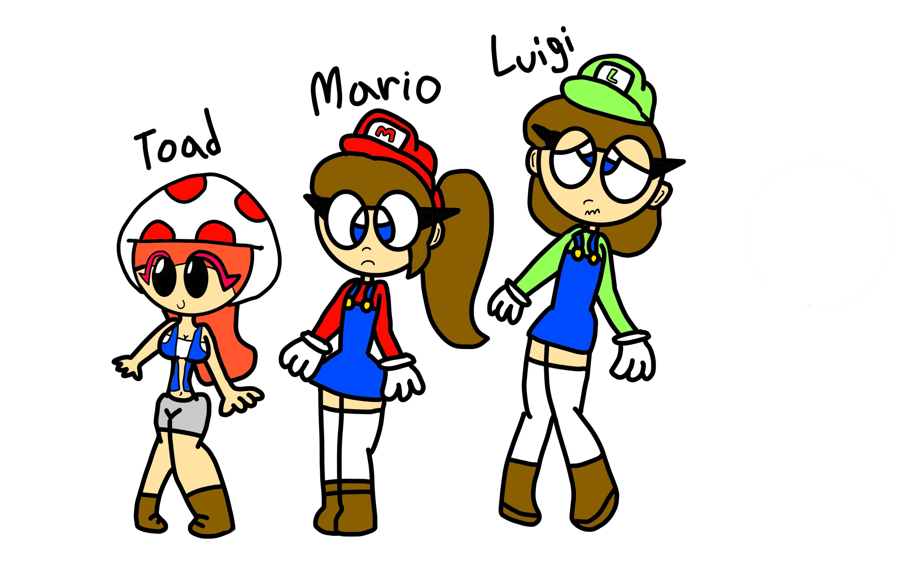 Toad Mario Luigi by madinajalgassov on DeviantArt