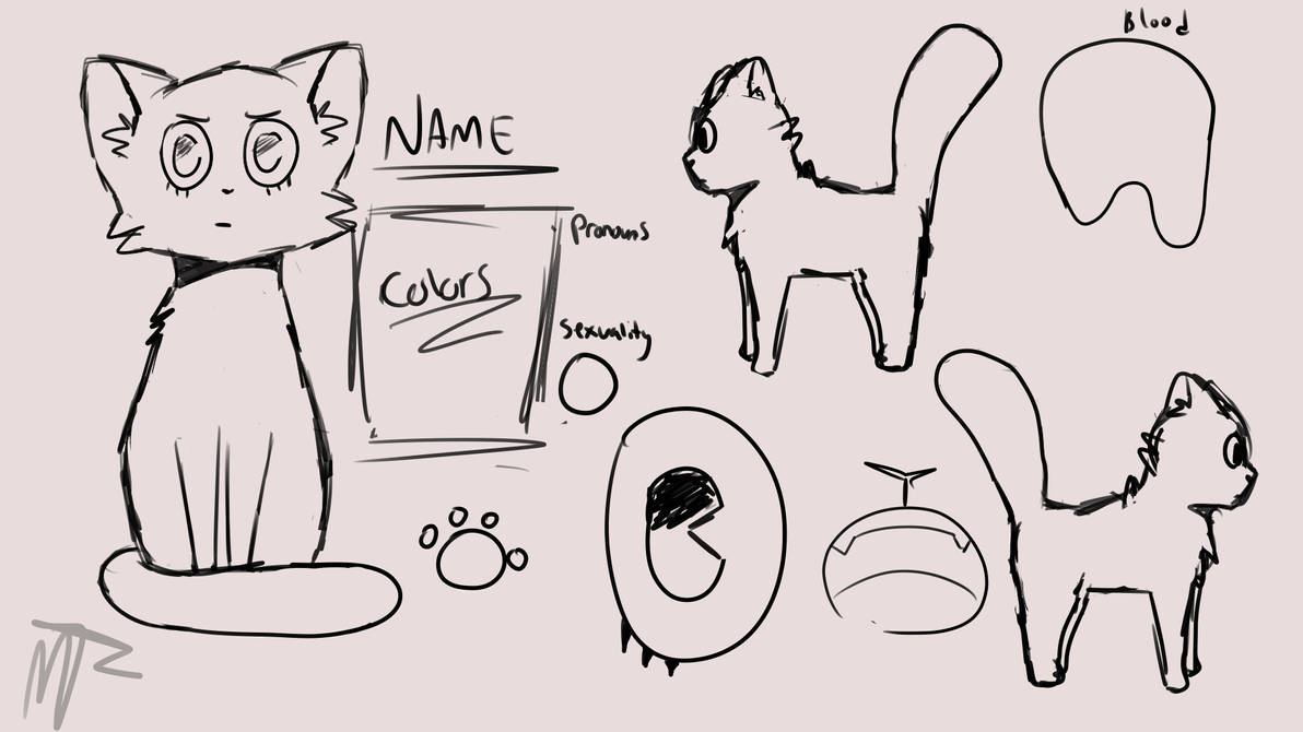 f2u cat reference sheet base by mintzuyay on DeviantArt