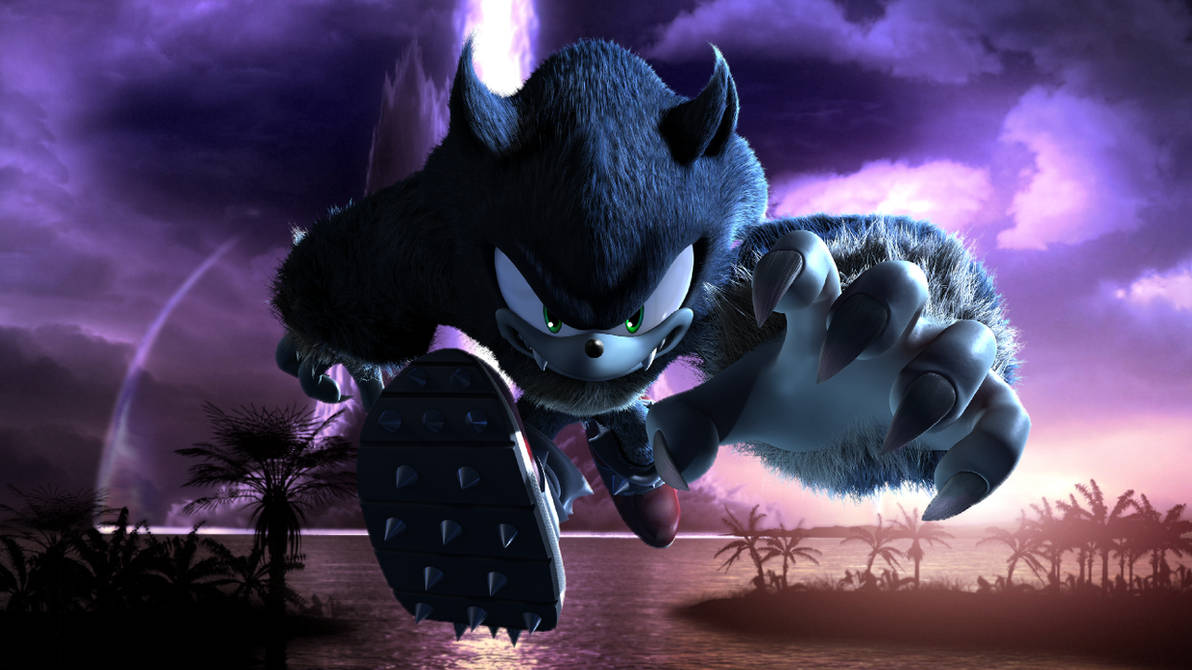 Sonic unleashed. Sonic unleashed Соник Верхог. Sonic unleashed оборотень. Sonic the Werehog.