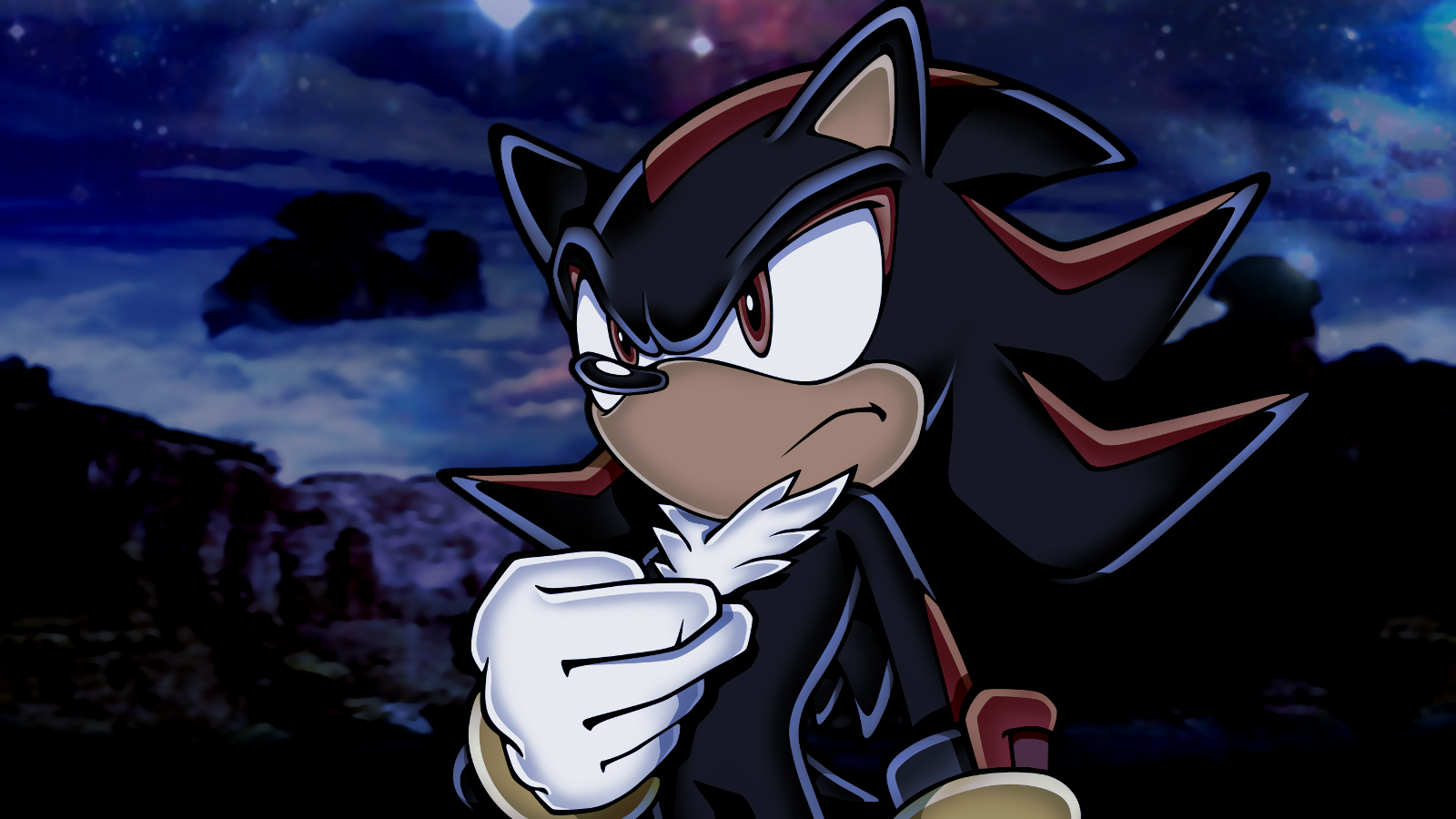 Shadow the Hedgehog from Sonic Adventure 2 by Light-Rock