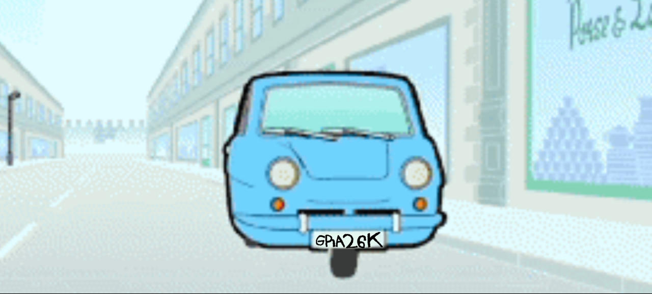Blue Car (Mr. Bean The Animated Series) (Fixed)