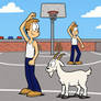 Goat Gone Wild Simulator Comic: White Goat Meets Human In The Country