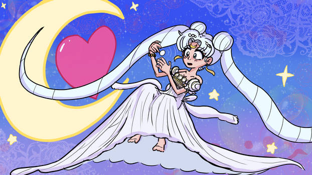 Princess Serenity With The Silver Crystal