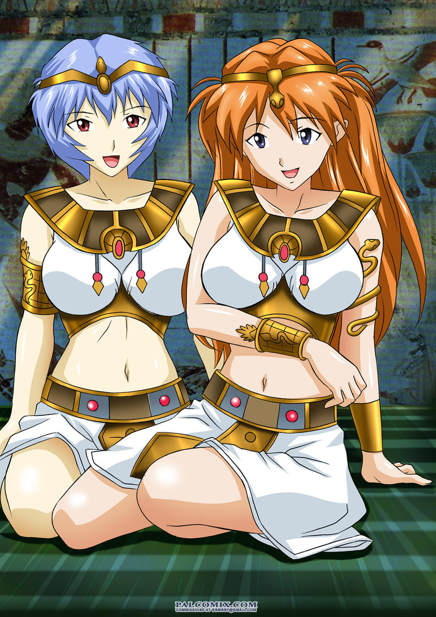 Egyptian Asuka and Rei