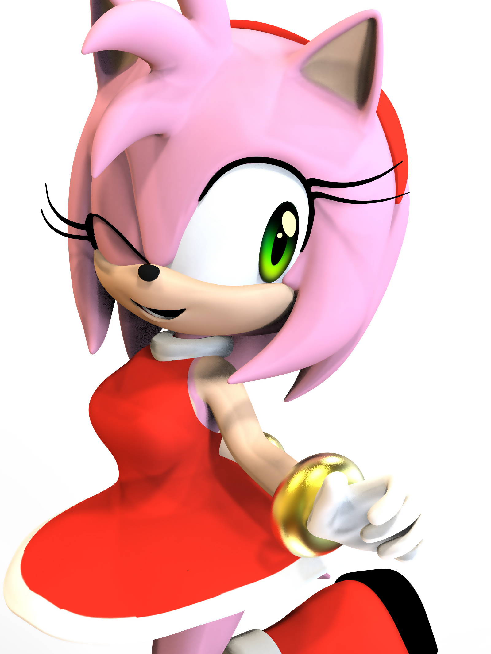 3d Amy Rose 3 By Bbmbbf On Deviantart 