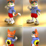 Blinx the Cat - 3d model