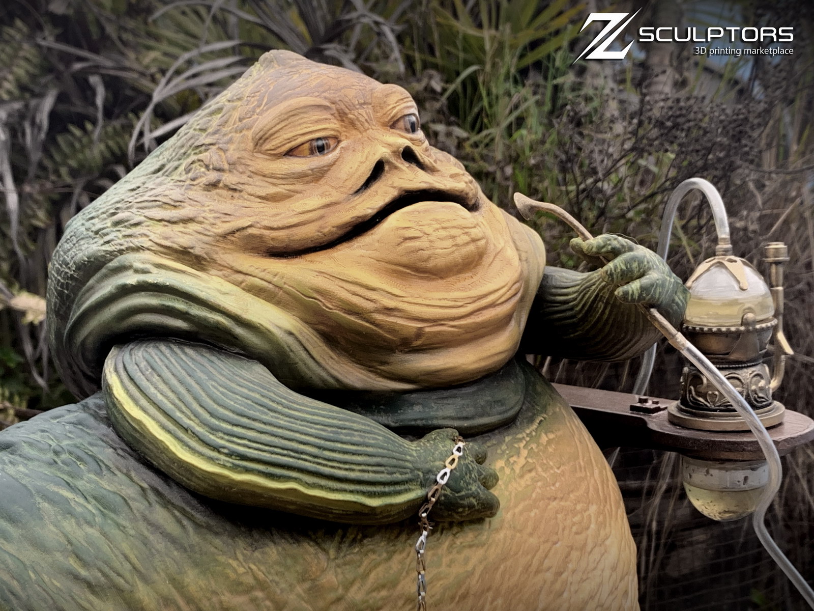 Jabba The Hutt & Princess Leia - STL files for 3D Printing