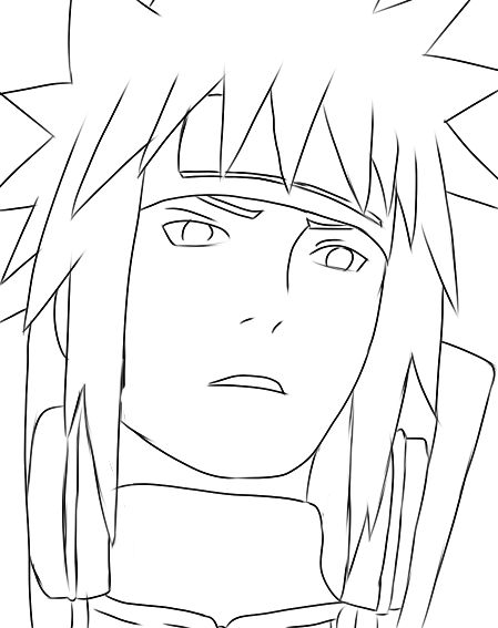 Minato Without Color Minato by InfinityDraw on DeviantArt