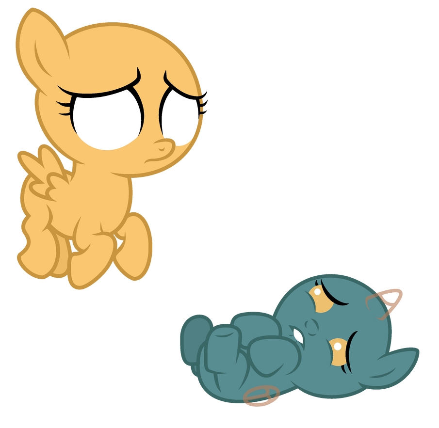 MLP base #74-Don't cry,please by LanternOmega on DeviantArt