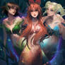 Powerpuff Mermaids