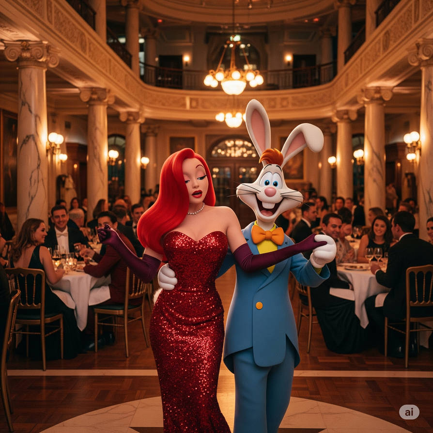Roger Rabbit and Jessica Dancing by ShadowFox420 on DeviantArt